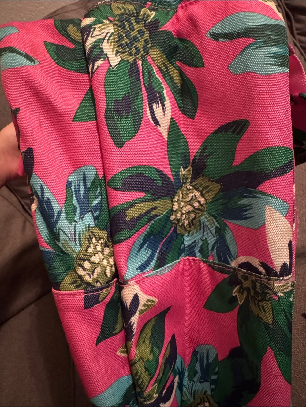 Vera Bradley Pink Floral Large Campua Backpack in Retired Tropical Paradise - Picture 3 of 10